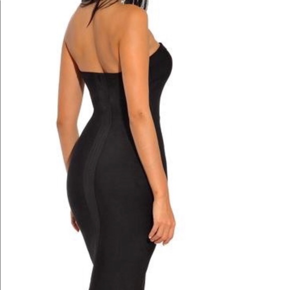 Black mermaid dress - Picture 2 of 2